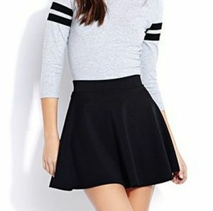 Black Skater Skirt